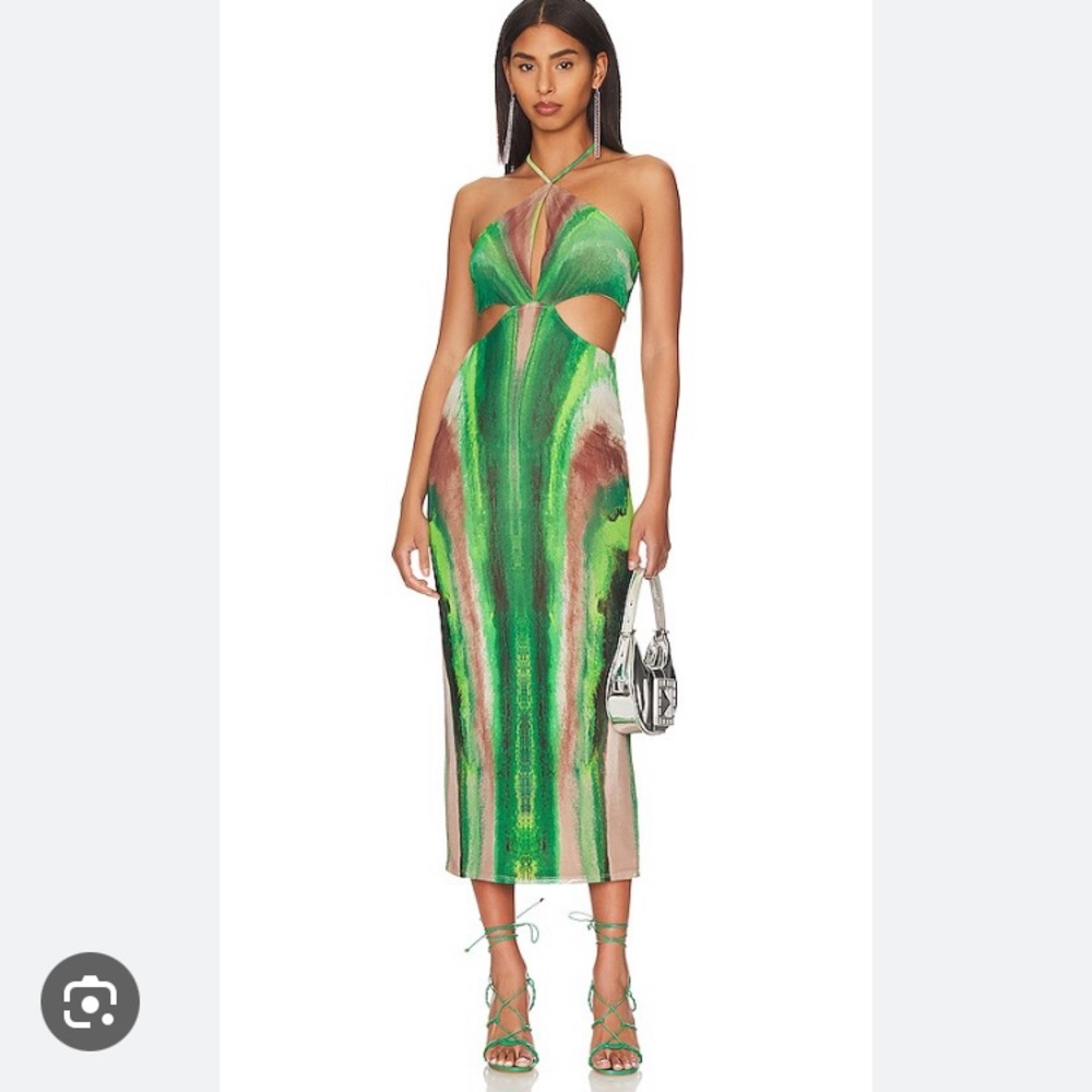 NWOT AFRM Tessa midi dress